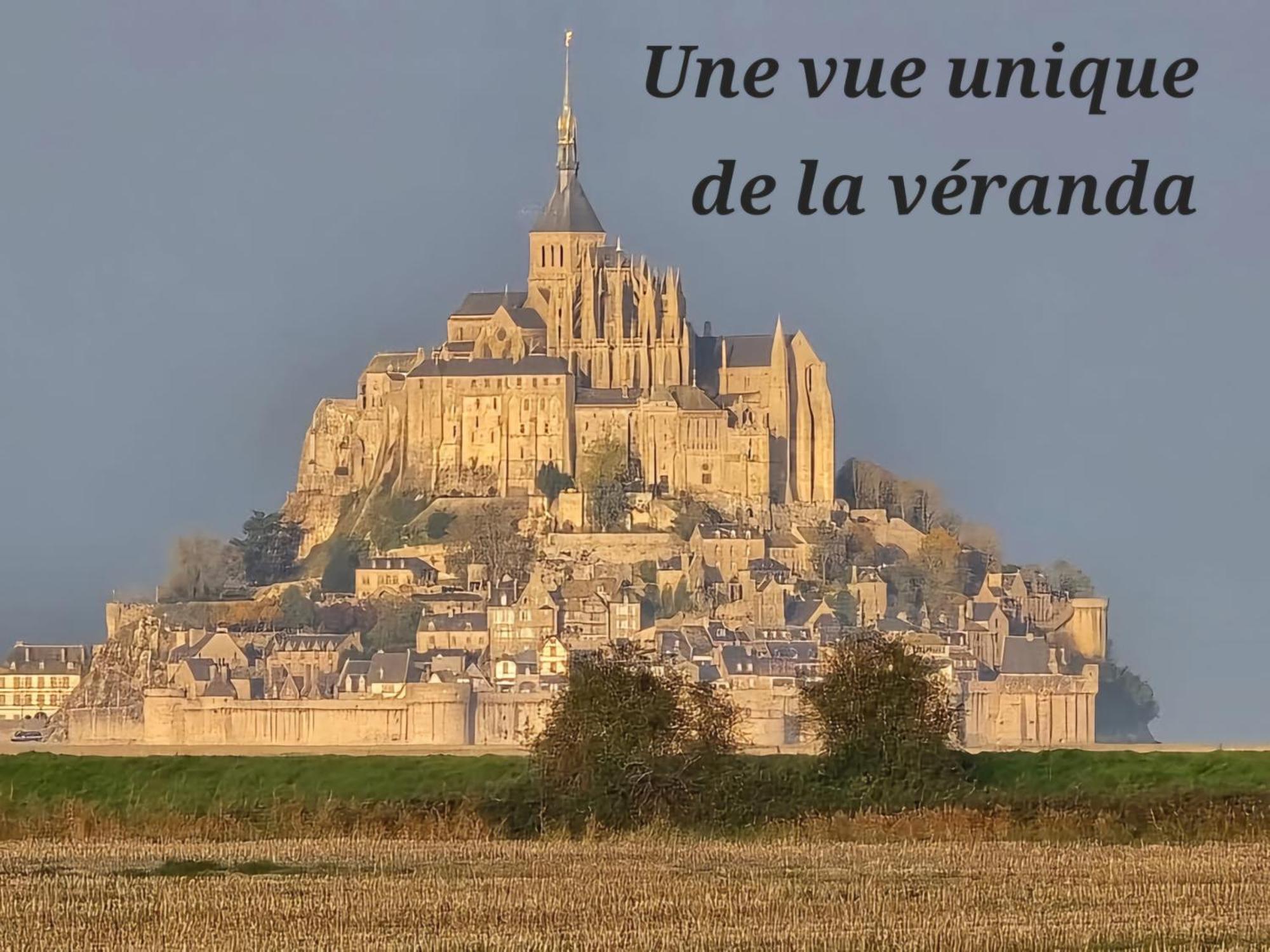 Vue Exceptionnelle Sur Le Mont Saint Michel Villa Huisnes-sur-Mer Екстериор снимка